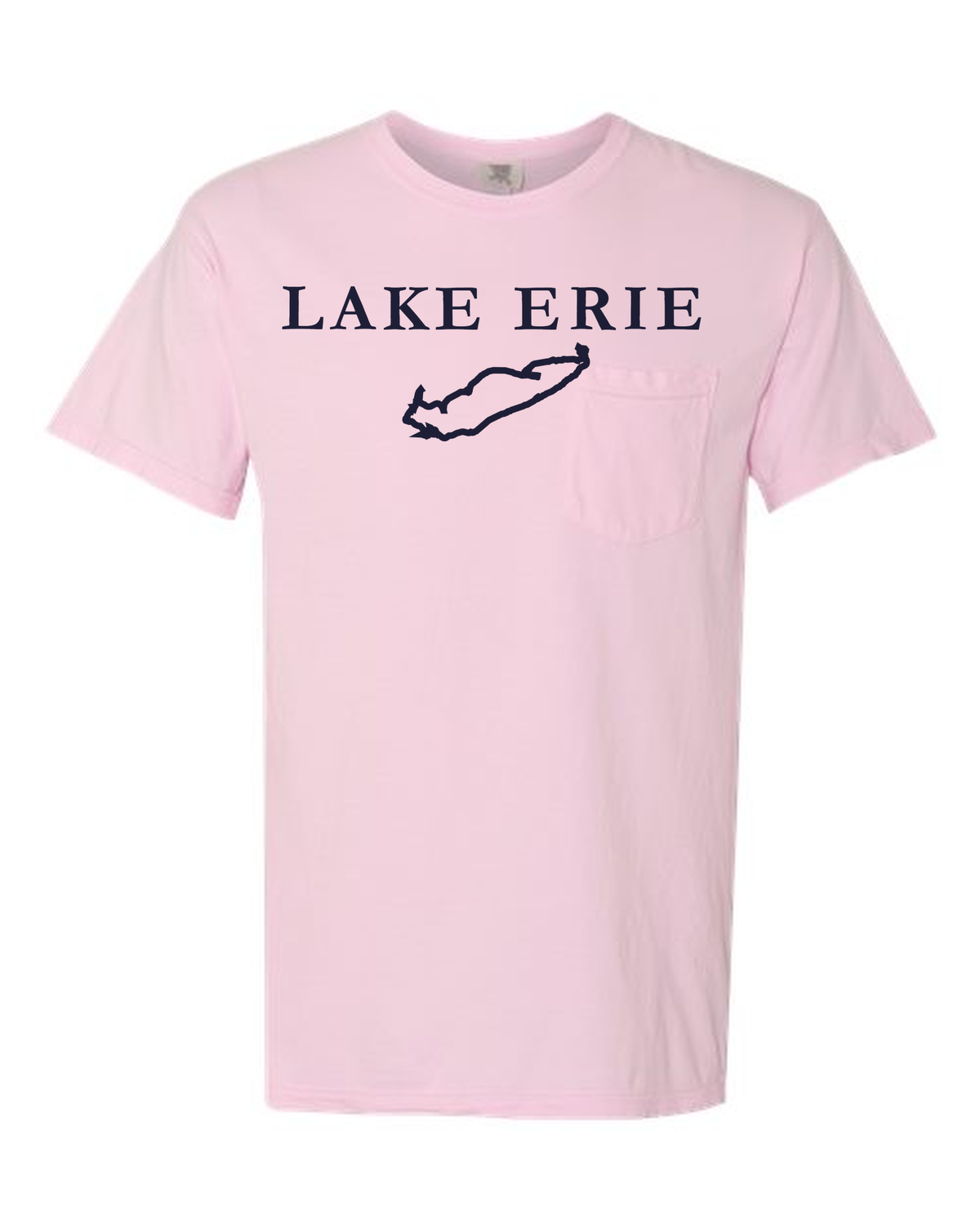 Lake Erie - Garamond Fashion T-Shirt, Blossom