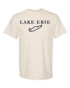 Lake Erie - Garamond Fashion T-Shirt, Ivory