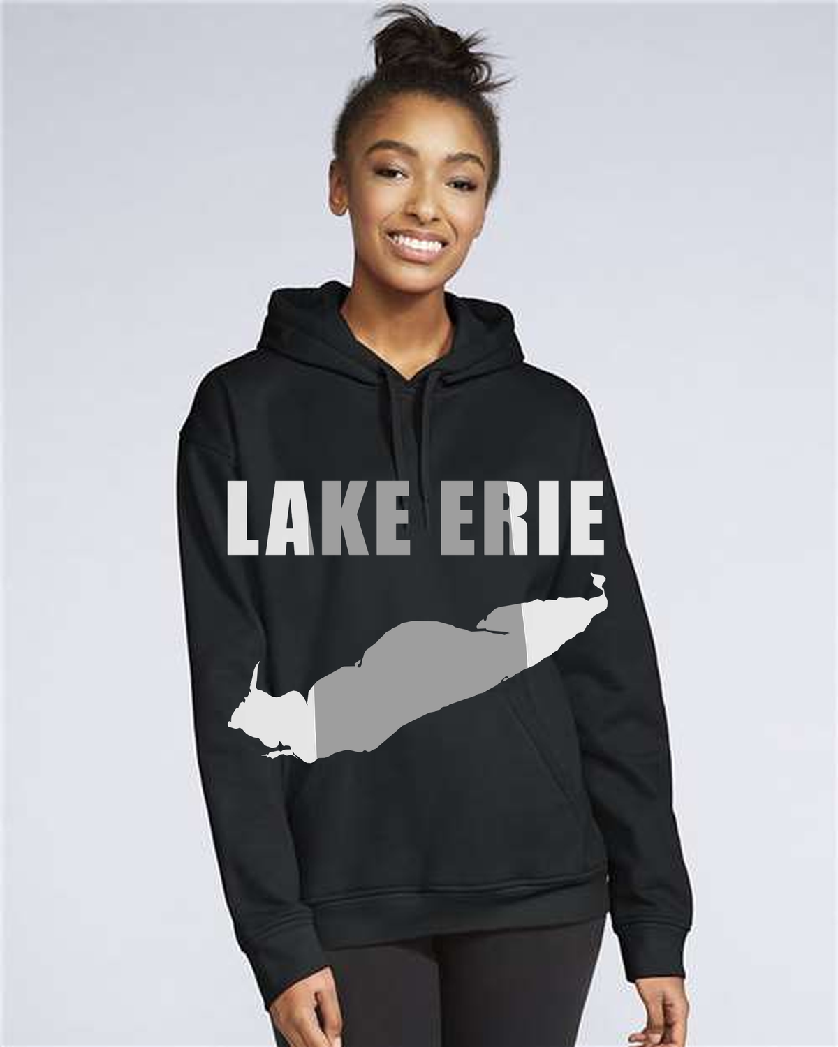 Lake Erie - Impact Statement Hoodie, Black