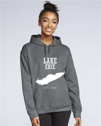 Lake Erie - Impact Statement Hoodie, Charcoal