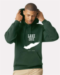 Lake Erie - Impact Statement Hoodie, Forest Green