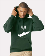 Lake Erie - Impact Statement Hoodie, Forest Green