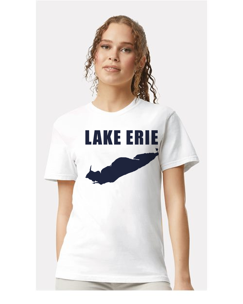 Lake Erie - Impact Statement T-Shirt, White