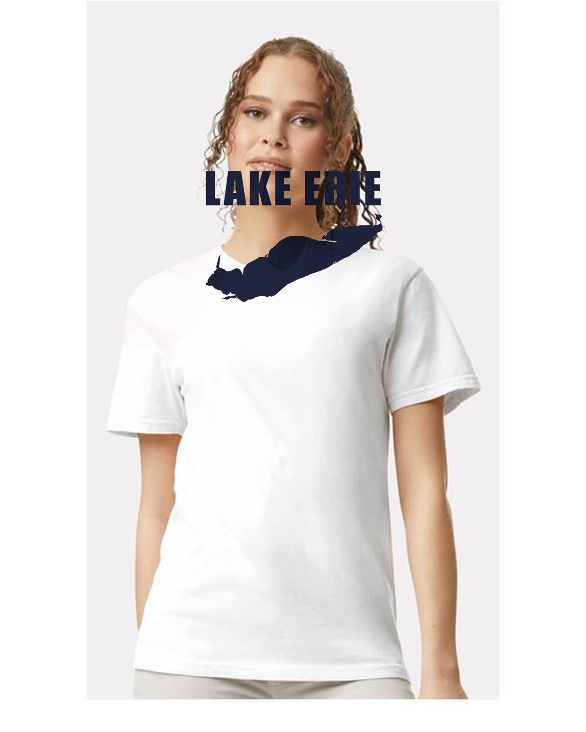 Lake Erie - Impact Statement T-Shirt, White