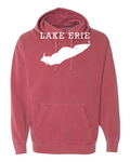 Lake Erie - Rockwell Broad Hoodie, Crimson