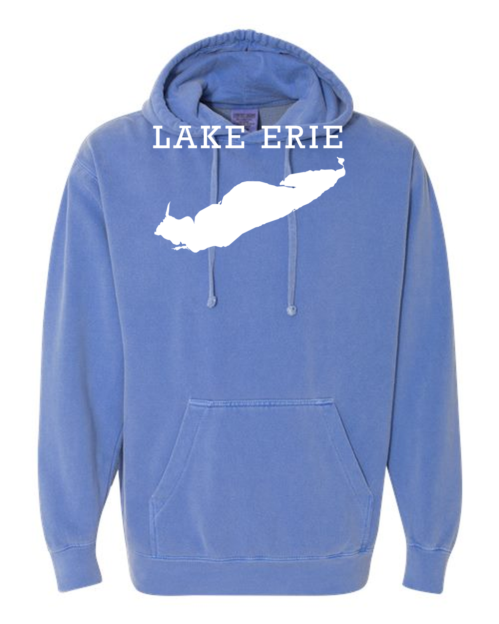 Lake Erie - Rockwell Broad Hoodie, Flo Blue
