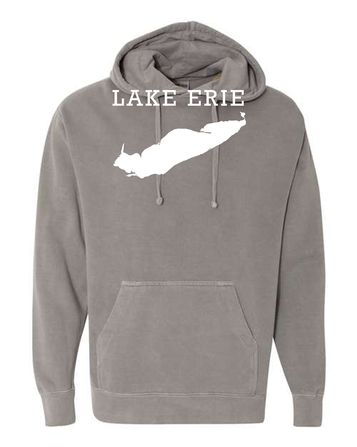 Lake Erie - Rockwell Broad Hoodie, Grey