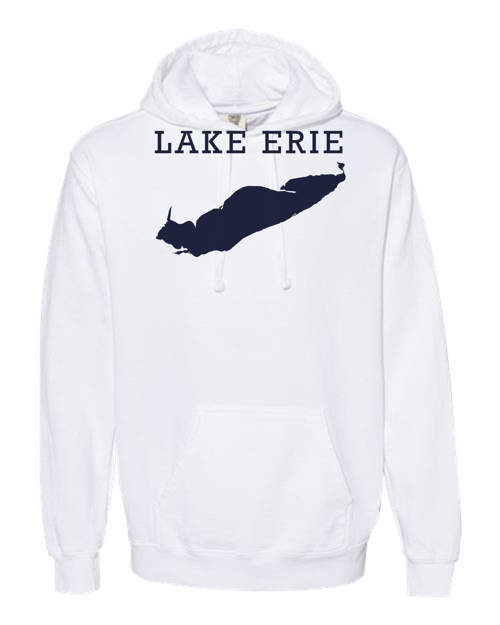Lake Erie - Rockwell Broad Hoodie, White