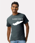 Lake Erie - Rockwell Broad T-Shirt, Dark Heather
