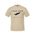 Lake Erie - Serif Classic T-Shirt, Ivory
