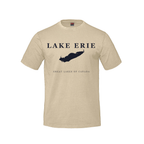 Lake Erie - Serif Classic T-Shirt, Ivory