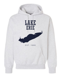 Lake Erie - Slab Heritage Hoodie, Ash