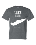 Lake Erie - Slab Heritage T-Shirt, Dark Heather