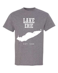 Lake Erie - Slab Heritage T-Shirt, Graphite Heather