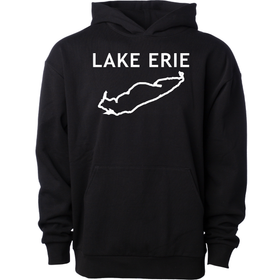 Lake Erie - Trebuchet Outline Hoodie