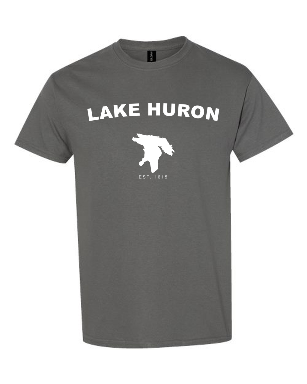 Lake Huron - Arc Classic T-Shirt, Charcoal