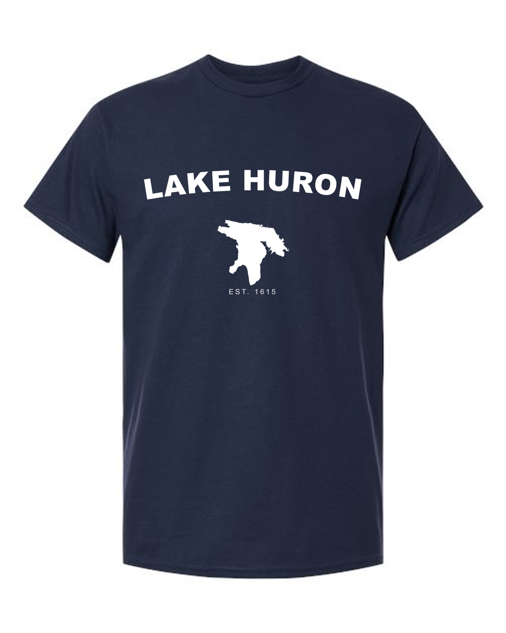 Lake Huron - Arc Classic T-Shirt, Navy