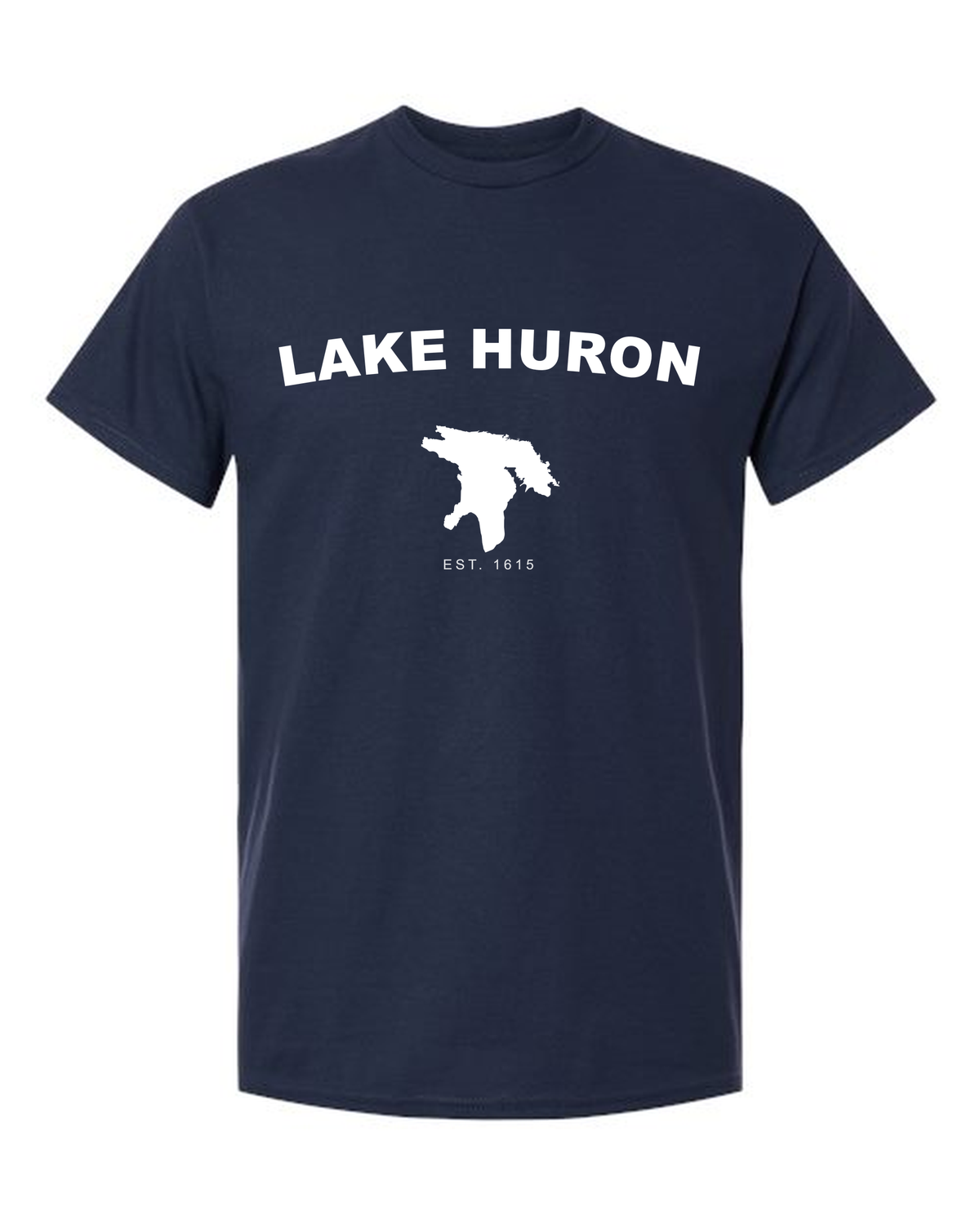 Lake Huron - Arc Classic T-Shirt, Navy