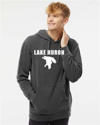 Lake Huron - Condensed Tall Hoodie, Pigment Black