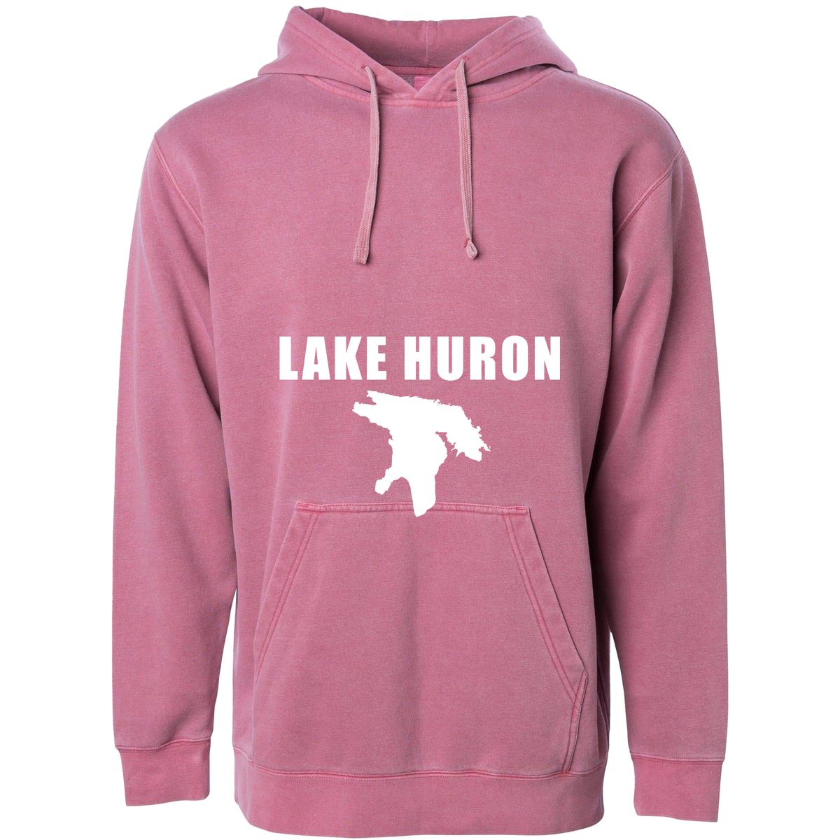 Lake Huron - Condensed Tall Hoodie, Pigment Sage