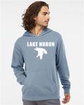 Lake Huron - Condensed Tall Hoodie, Pigment Slate Blue