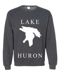 Lake Huron - Copperplate Sandwich Hoodie, Dark Heather