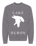 Lake Huron - Copperplate Sandwich Hoodie, Graphite Heather