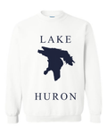 Lake Huron - Copperplate Sandwich Hoodie, White