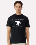 Lake Huron - Engraved Copperplate T-Shirt, Black