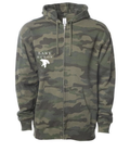 Lake Huron - Engravers Label Hoodie, Forest Camo