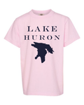 Lake Huron - Engravers Label T-Shirt, Blossom