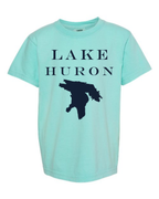 Lake Huron - Engravers Label T-Shirt, Chalky Mint