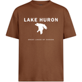 Lake Huron - Franklin Modern T-Shirt, Brown Sugar