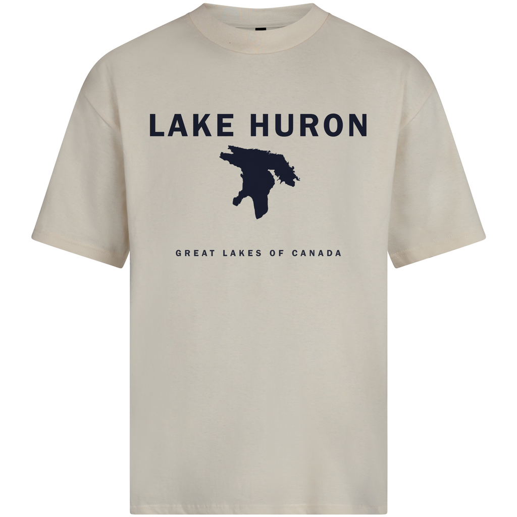 Lake Huron - Franklin Modern T-Shirt, Cream