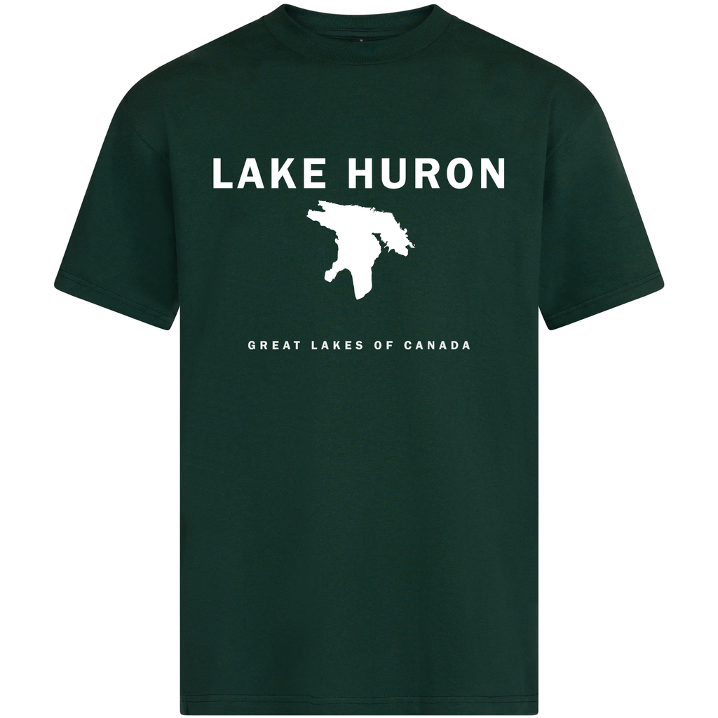 Lake Huron - Franklin Modern T-Shirt, Forest Green