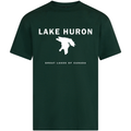Lake Huron - Franklin Modern T-Shirt, Forest Green