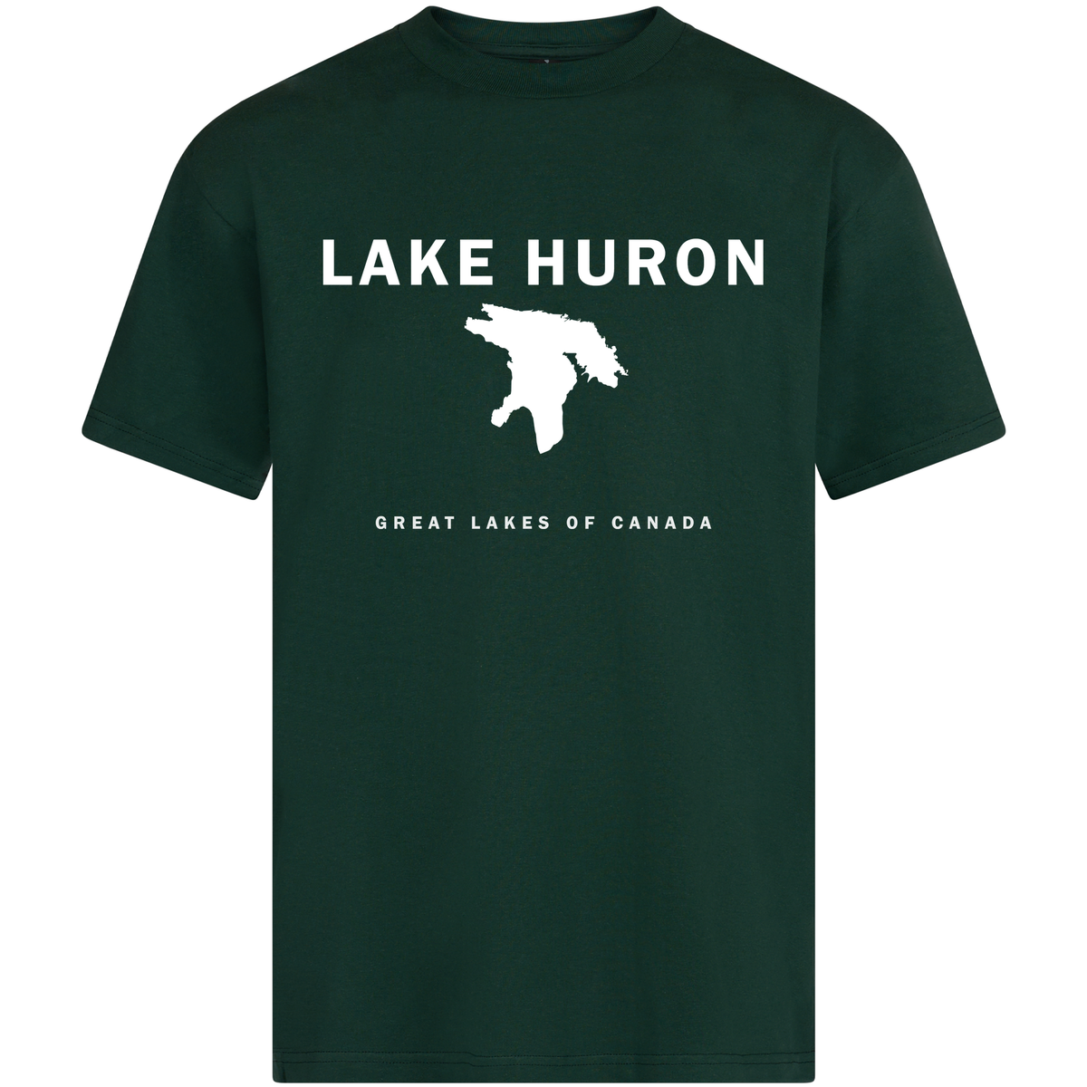 Lake Huron - Franklin Modern T-Shirt, Forest Green