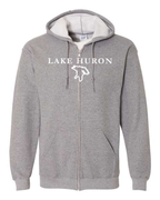 Lake Huron - Garamond Fashion Hoodie, Graphite Heather