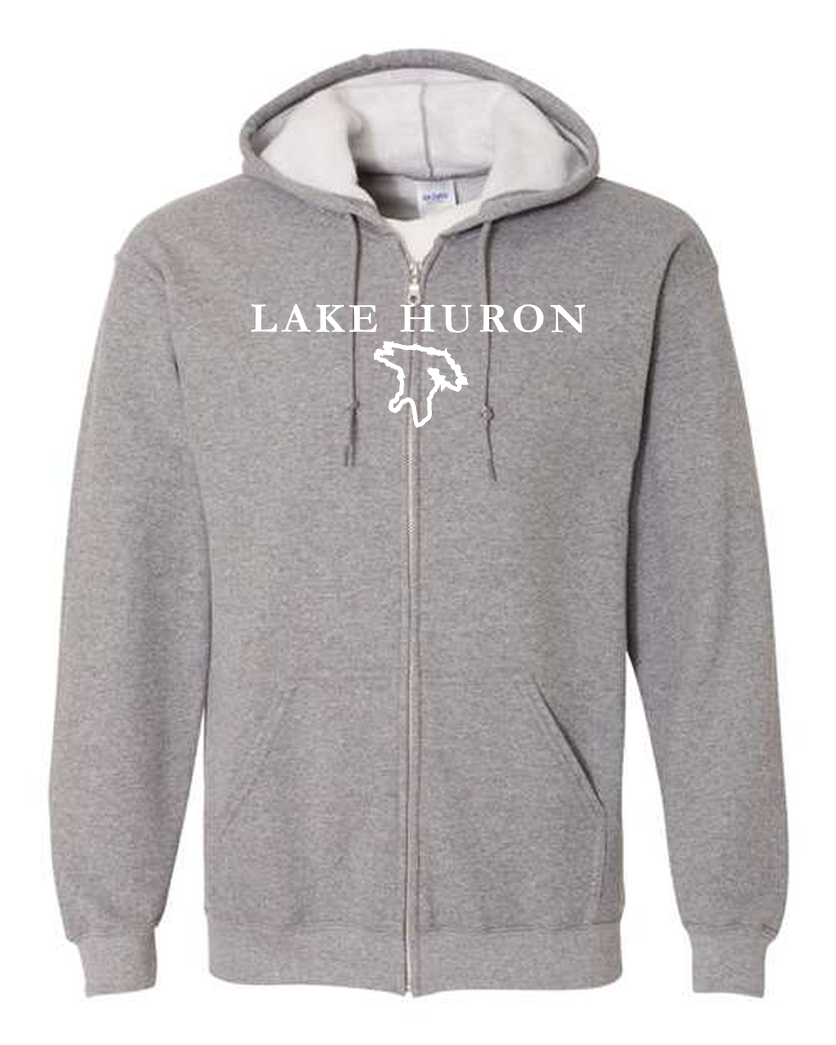 Lake Huron - Garamond Fashion Hoodie, Graphite Heather