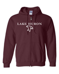 Lake Huron - Garamond Fashion Hoodie, Maroon