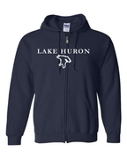 Lake Huron - Garamond Fashion Hoodie, Navy