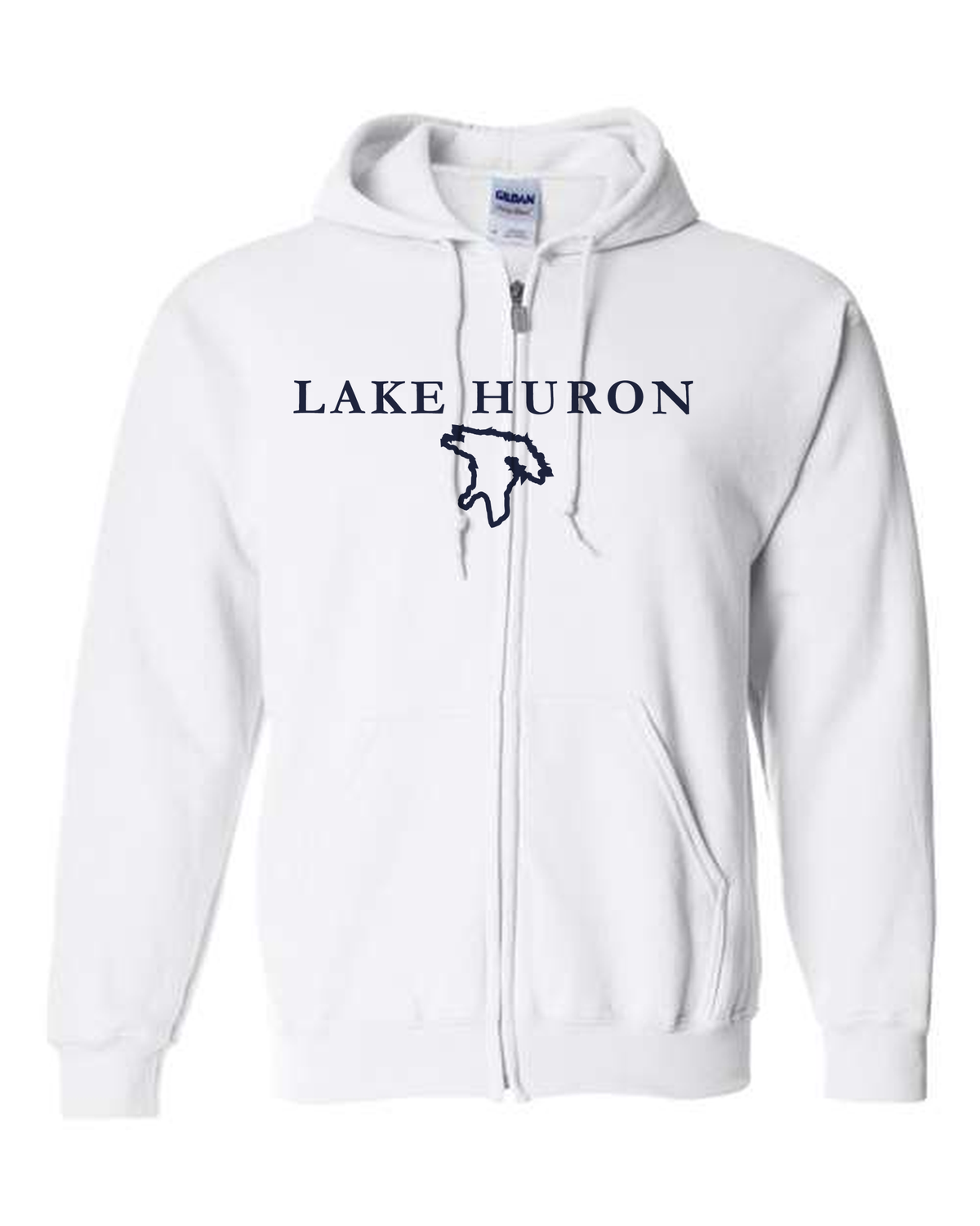 Lake Huron - Garamond Fashion Hoodie, White