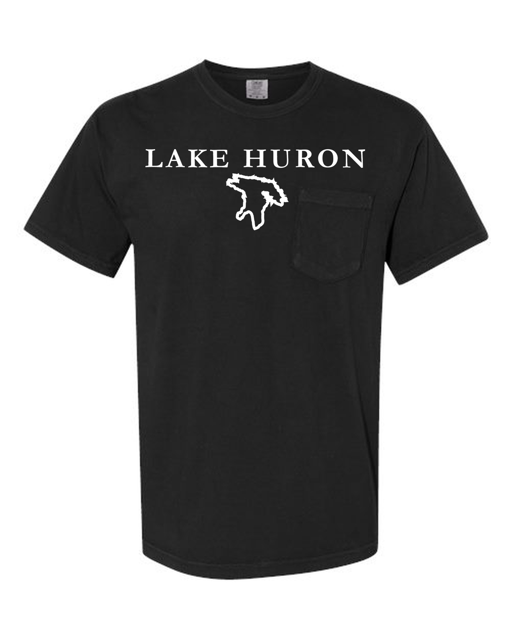 Lake Huron - Garamond Fashion T-Shirt, Black