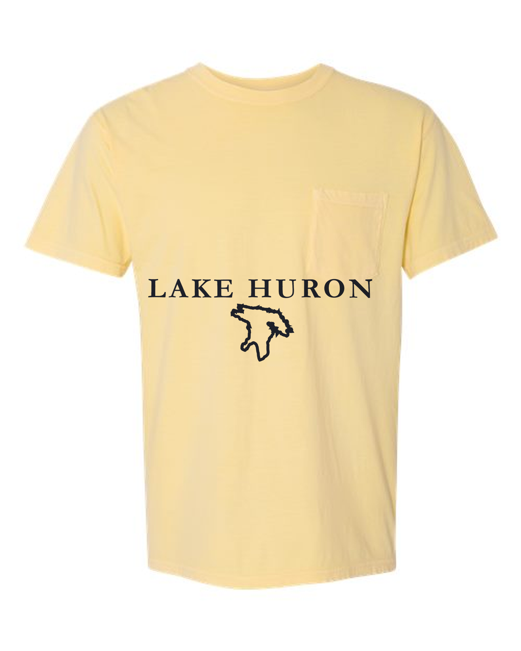 Lake Huron - Garamond Fashion T-Shirt, Butter