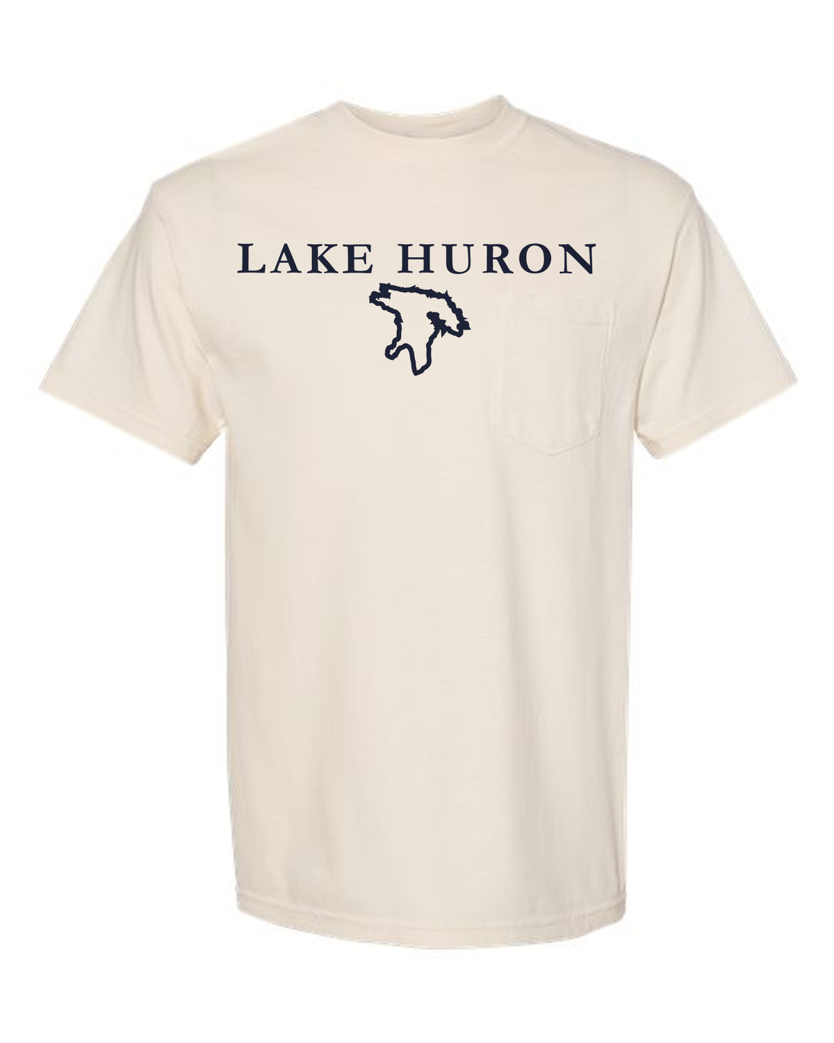 Lake Huron - Garamond Fashion T-Shirt, Ivory