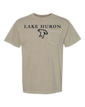 Lake Huron - Garamond Fashion T-Shirt, Sandstone