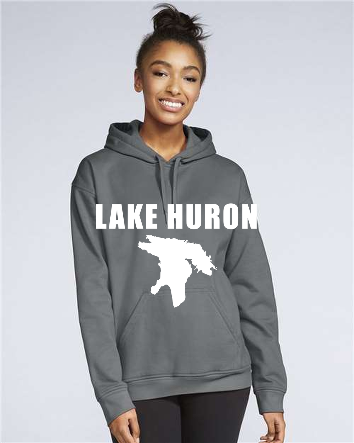 Lake Huron - Impact Statement Hoodie, Charcoal
