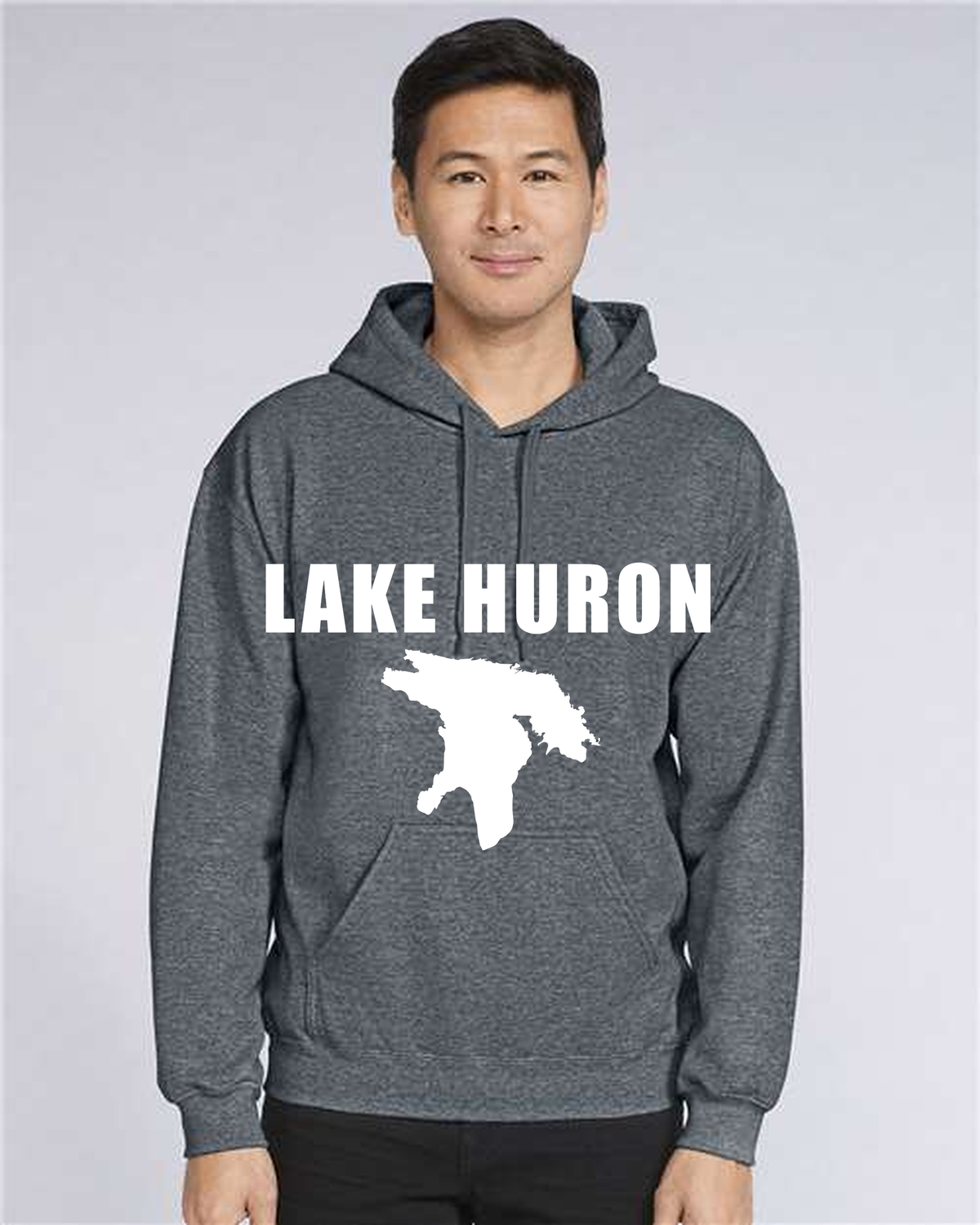 Lake Huron - Impact Statement Hoodie, Dark Heather