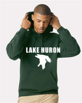 Lake Huron - Impact Statement Hoodie, Forest Green