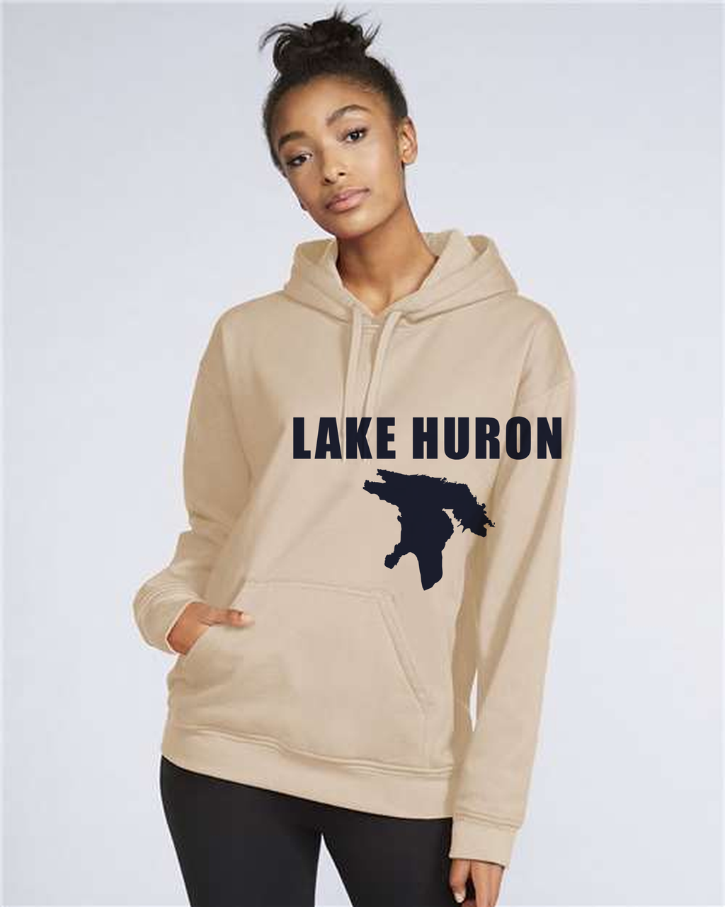 Lake Huron - Impact Statement Hoodie, Sand